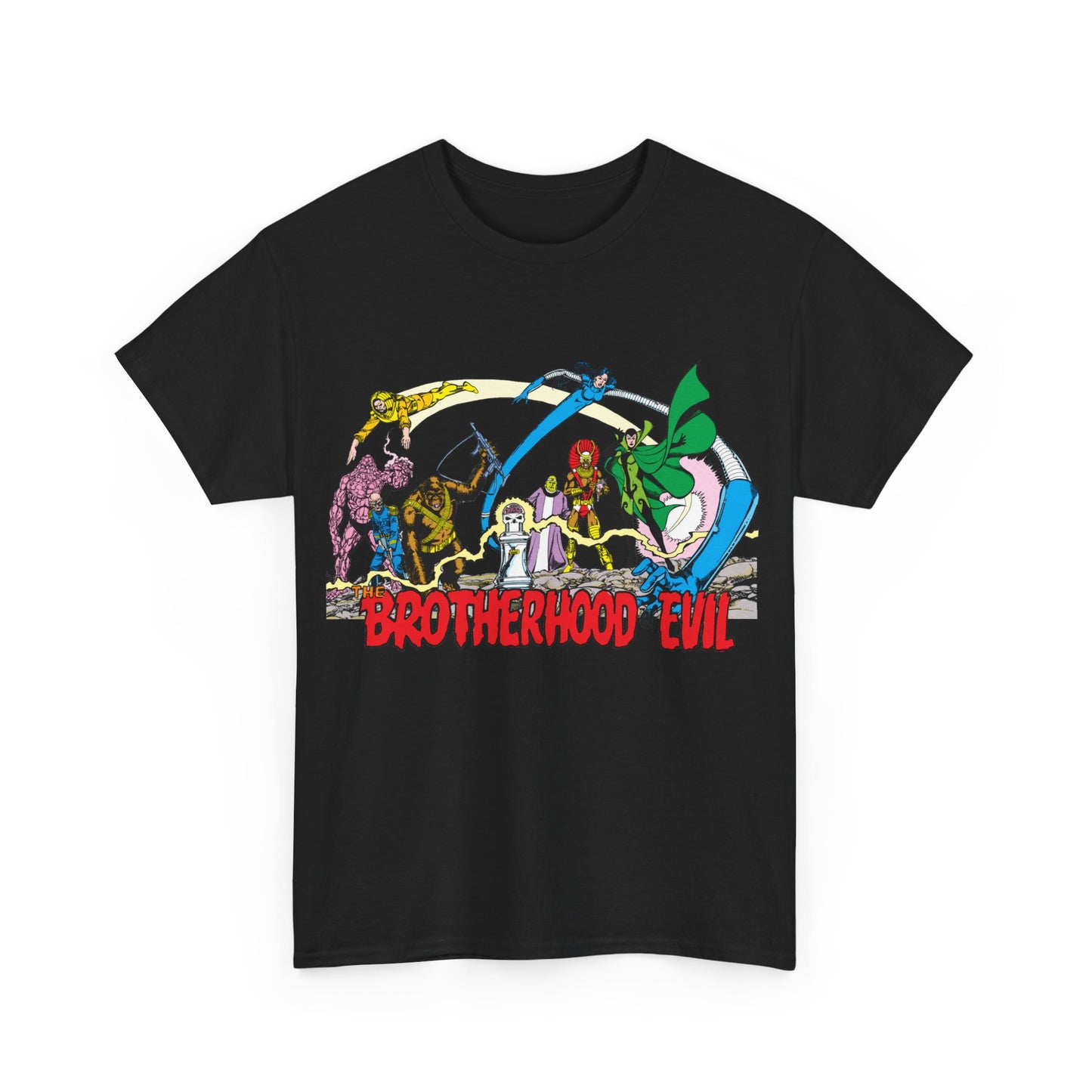 Brotherhood of Evil T-Shirt - George Perez Art - New Teen Titans, Doom Patrol - DC Comics - Madame Rouge, Phobia