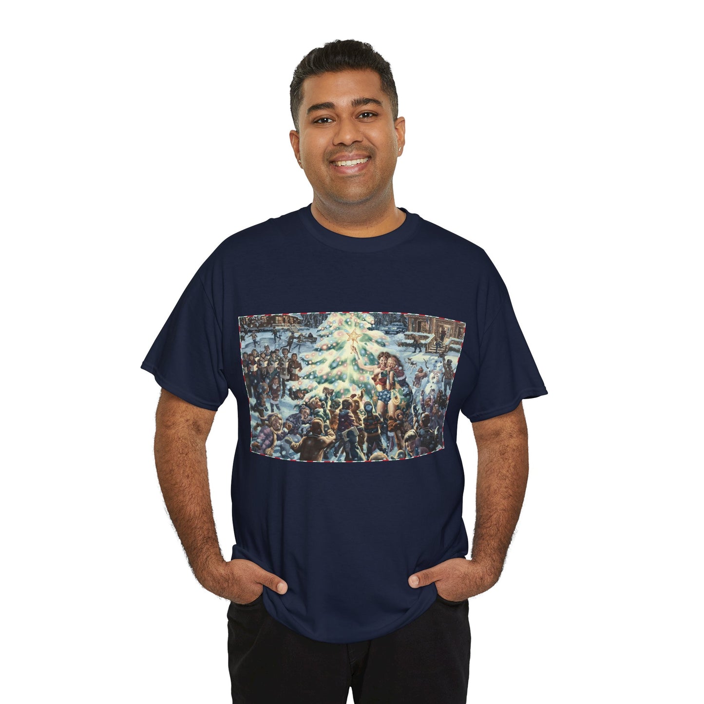 Wonder Woman Christmas T-Shirt - Steve Rude Art - DC Comics