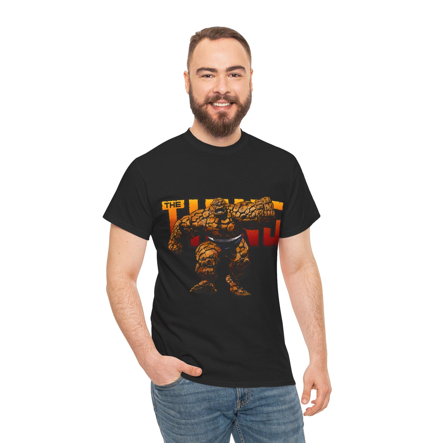 The Thing T-Shirt - Amazing John Byrne Art - Marvel Comics - Popular Fantastic Four Member - Ben Grimm