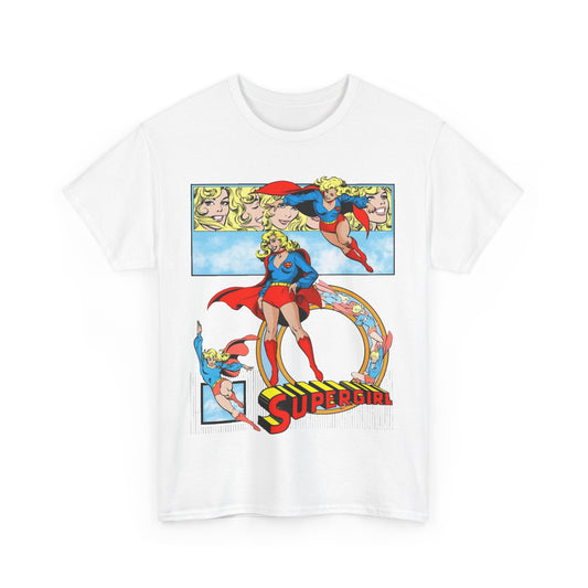 Supergirl T-Shirt - Krypton, Superman, Kara, Kandor - DC Comics - 1980s Art - Style Guide - Superman's Cousin