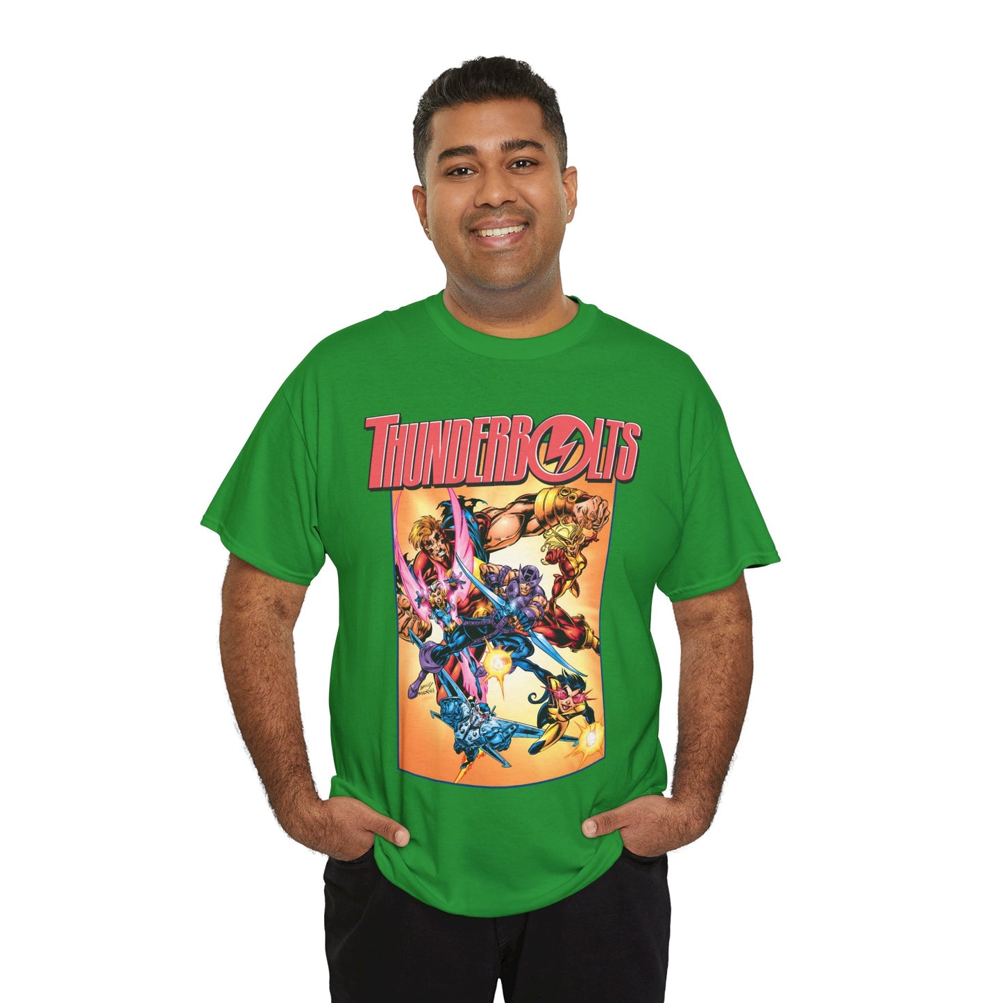 Thunderbolts T-Shirt - Mark Bagley Art - Hawkeye, Songbird - Marvel Comics - Avengers Connection