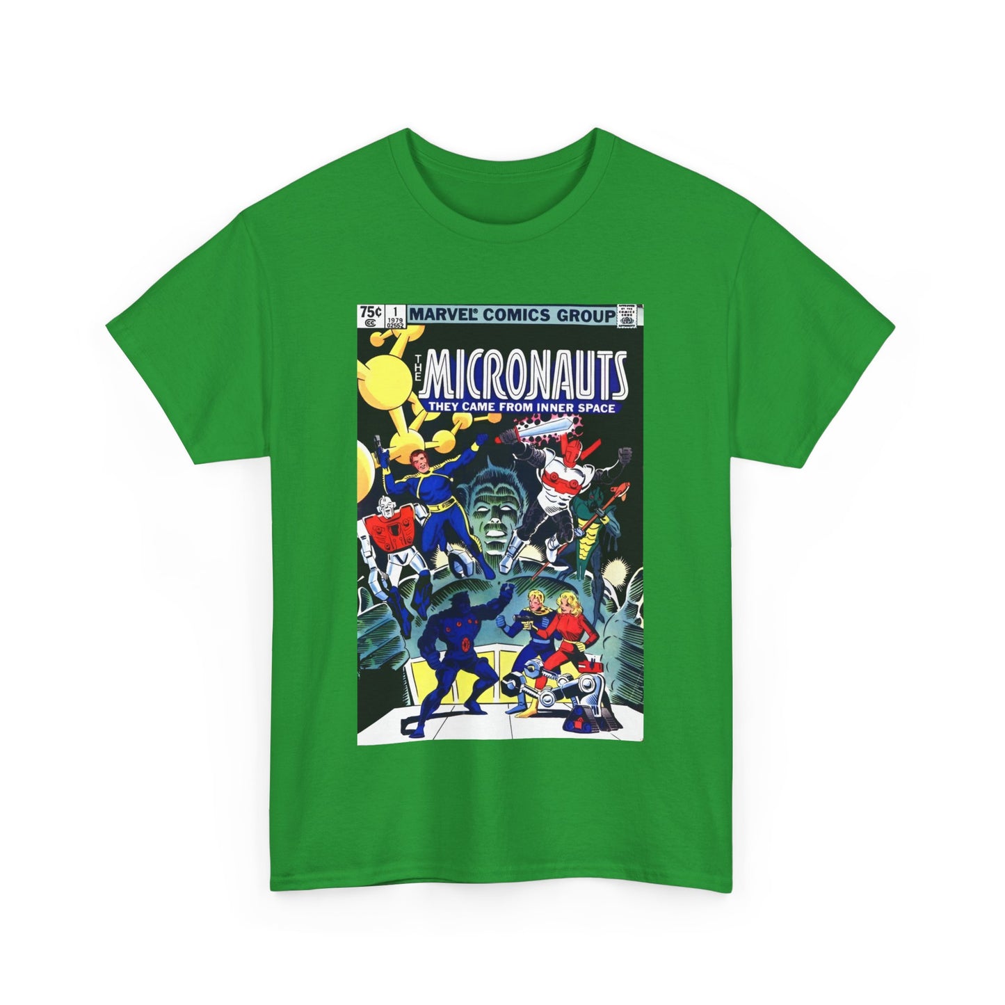 Micronauts T-Shirt - Annual #1 Cover Art - Marvel Comics - Arcturus Rann, Biotron, Marionette, Microtron, Bug, Acroyear