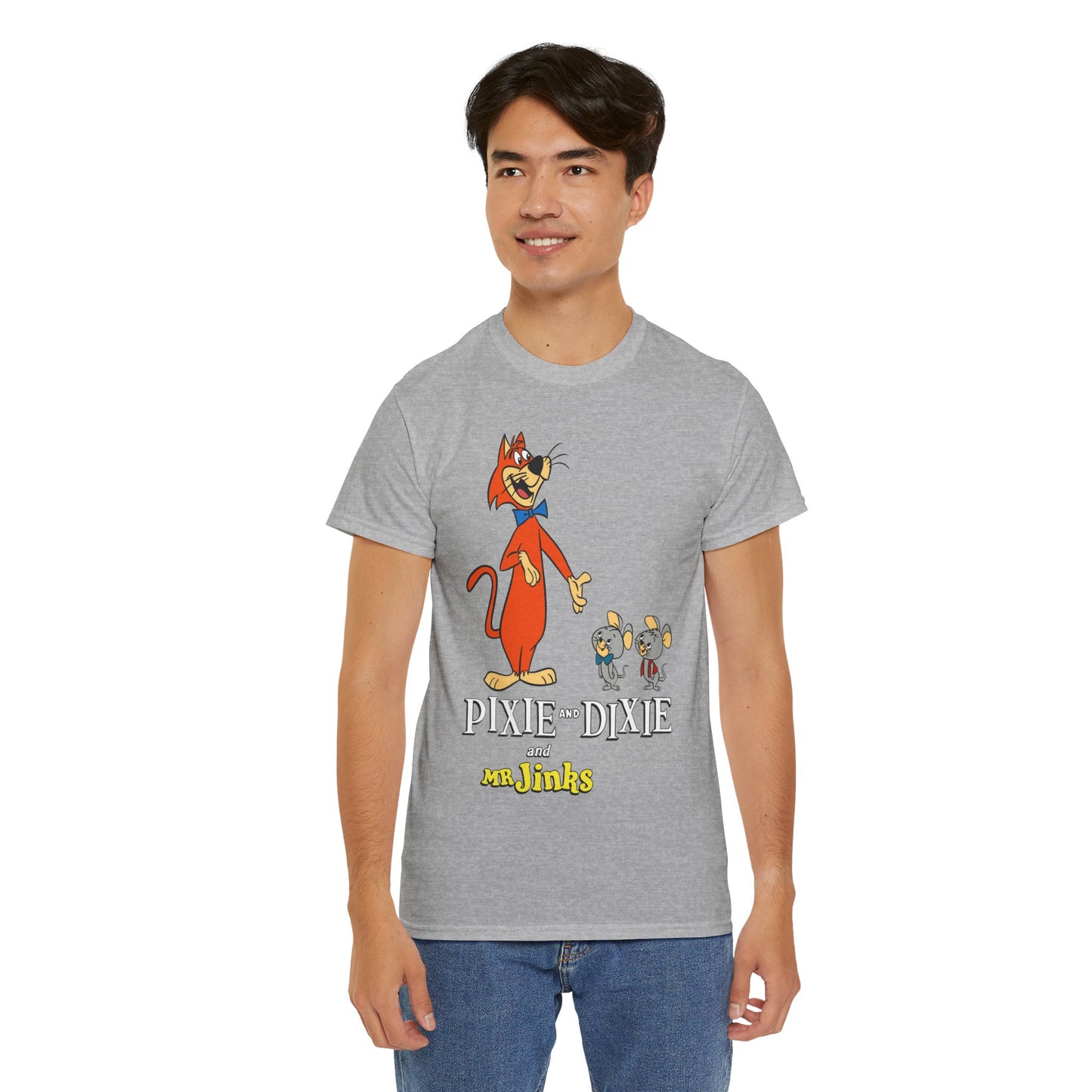 Pixie & Dixie & Mr Jinks T-Shirt - Classic Hanna-Barbera Saturday Morning Cartoon - I Hate Meeces to Pieces!