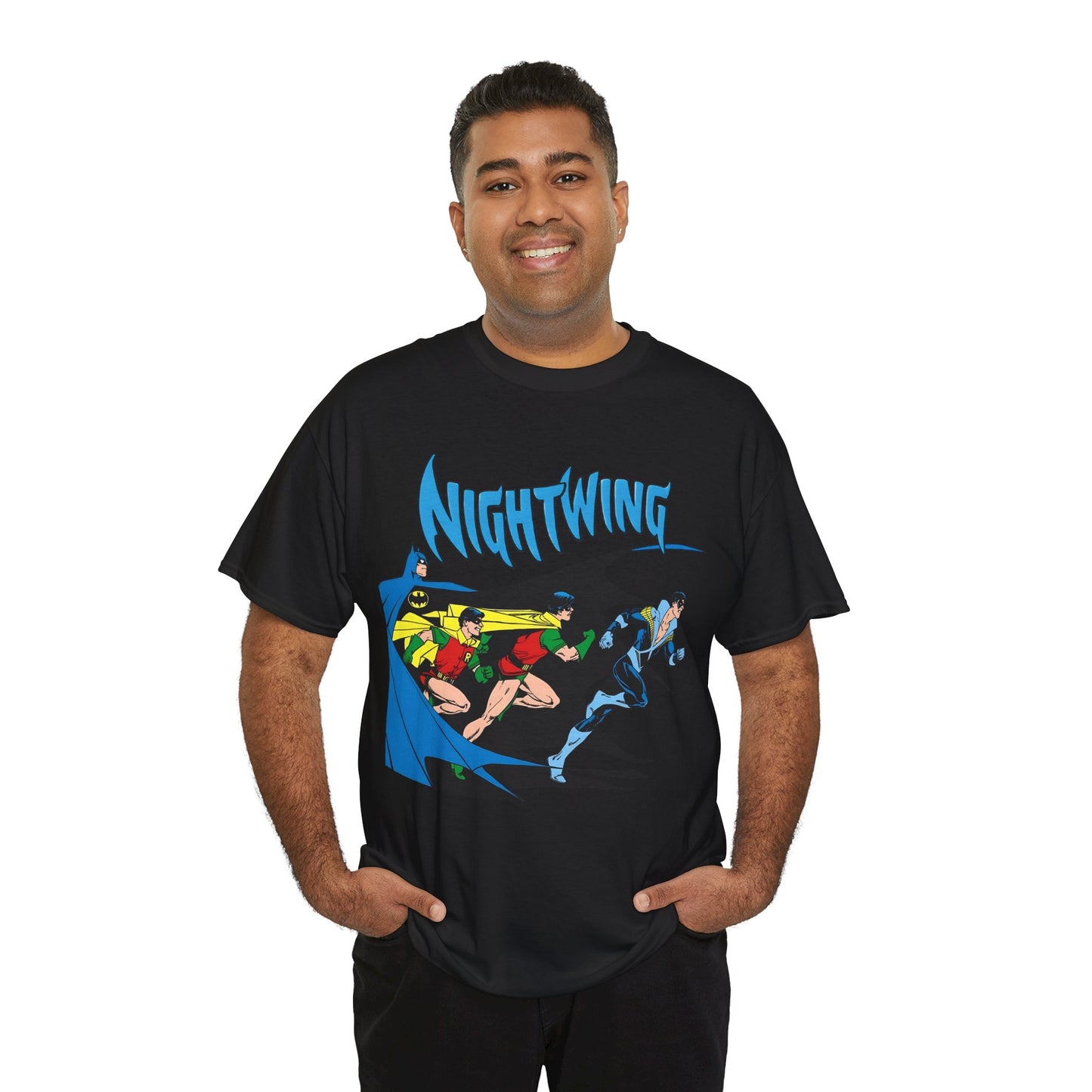 Nightwing T-Shirt - George Perez Art - Batman, Bruce Wayne, Robin, Dick Grayson - New Teen Titans Leader - DC Comics