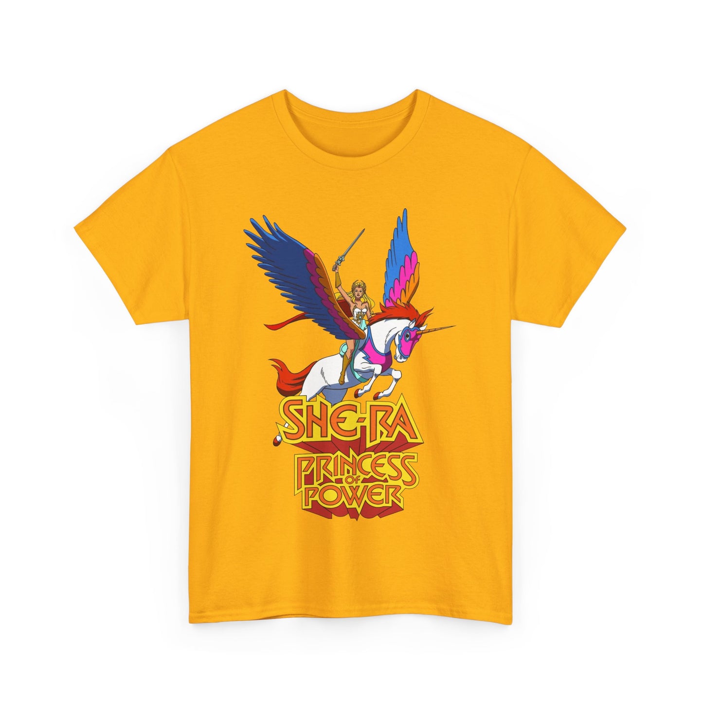 She-Ra & Swiftwind T-Shirt - Adora, Princess of Power, POP - Beloved Filmation Cartoon from the 1980s - He-Man Connection - Etheria - Fighting Hordak and the Evil Horde