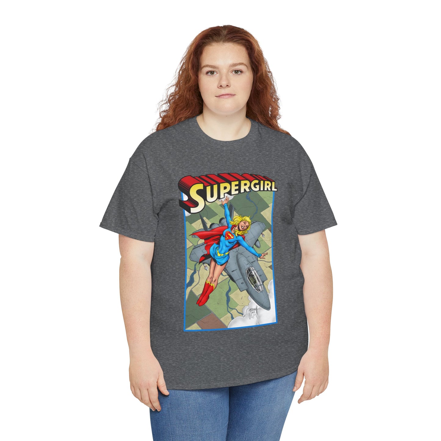 Supergirl T-Shirt - Tom Grummett Art - Kara from Argo City, Superman's Cousin - The Maid of Might - DC Comics