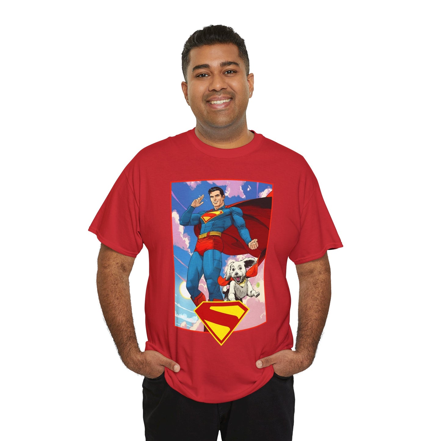 Superman & Krypto T-Shirt - DC Comics - New James Gunn Movie 2025 - Dan Mora Art - Man of Steel