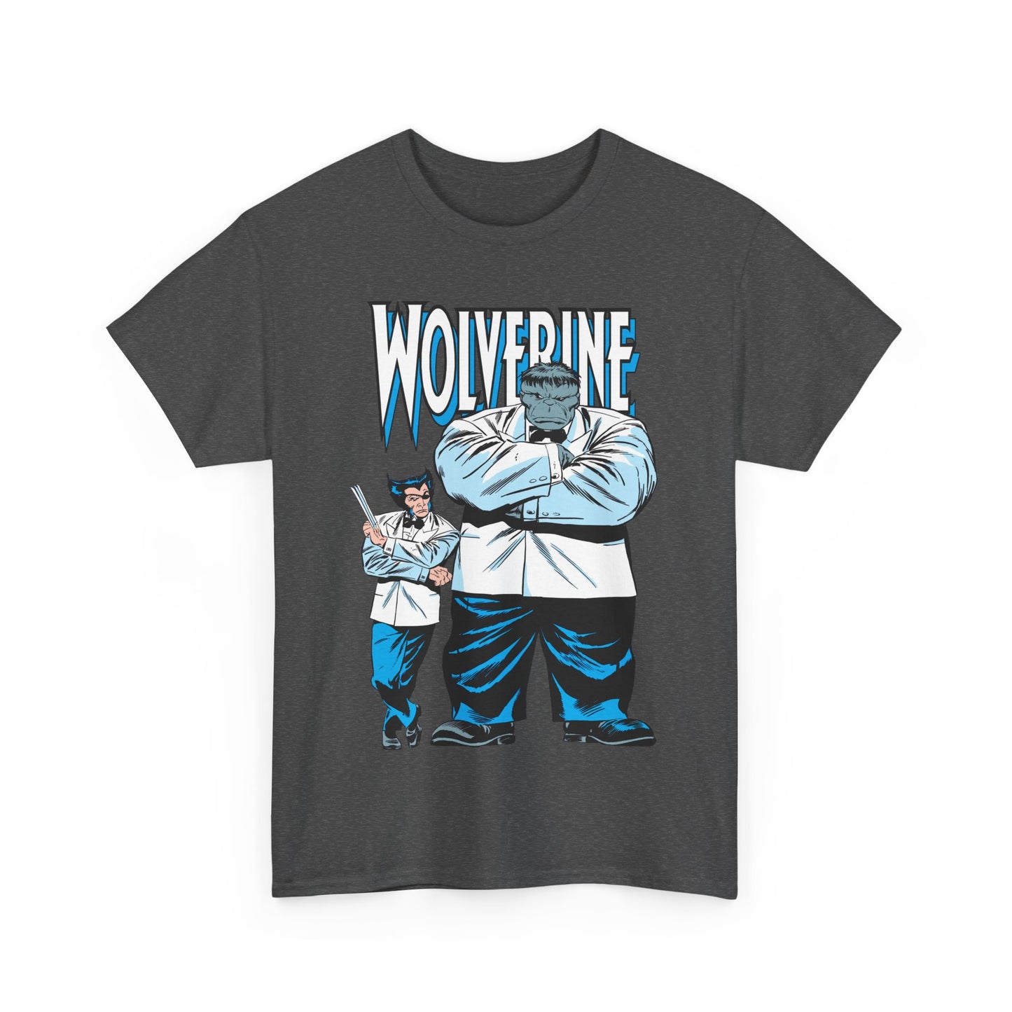 Wolverine & Hulk T-Shirt - Patch & Joe Fix-It - John Buscema Art - Logan in Madripoor - X-Men Character in Solo Adventure - Marvel Comics