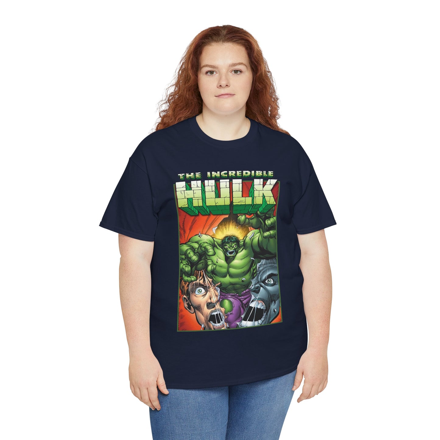Incredible Hulk T-Shirt - Dale Keown Art - Bruce Banner Psyche - Peter David Story - 1990s Art - Marvel Comics
