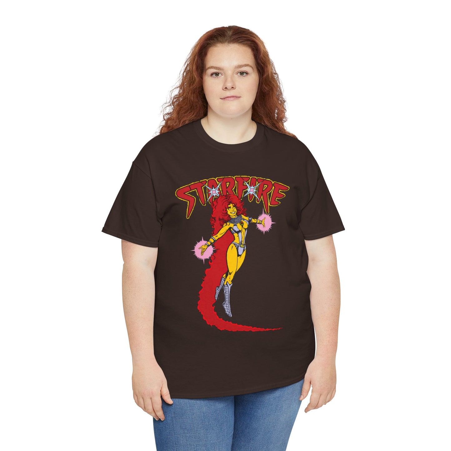 Starfire T-Shirt - George Perez Art - Popular New Teen Titans Character - DC Comics - Tamaran Princess