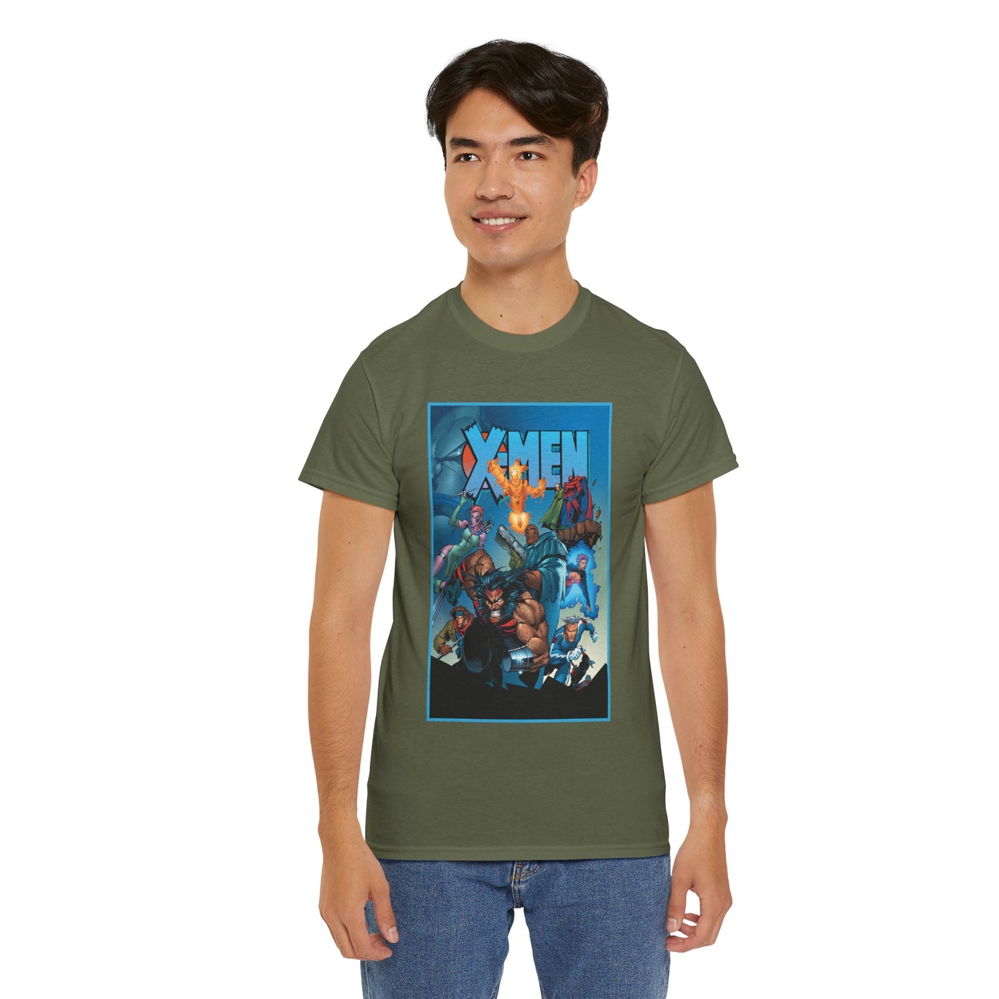 X-Men: Age of Apocalypse T-Shirt - Wolverine, Magneto, Bishop, Quicksilver, Blink - Mutant Alternate Reality - Marvel Comics