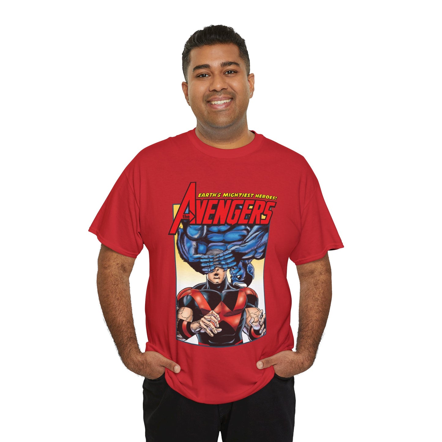 Avengers T-Shirt - George Perez Art - Wonder Man & Beast (Simon Williams & Hank McCoy) - Marvel Comics
