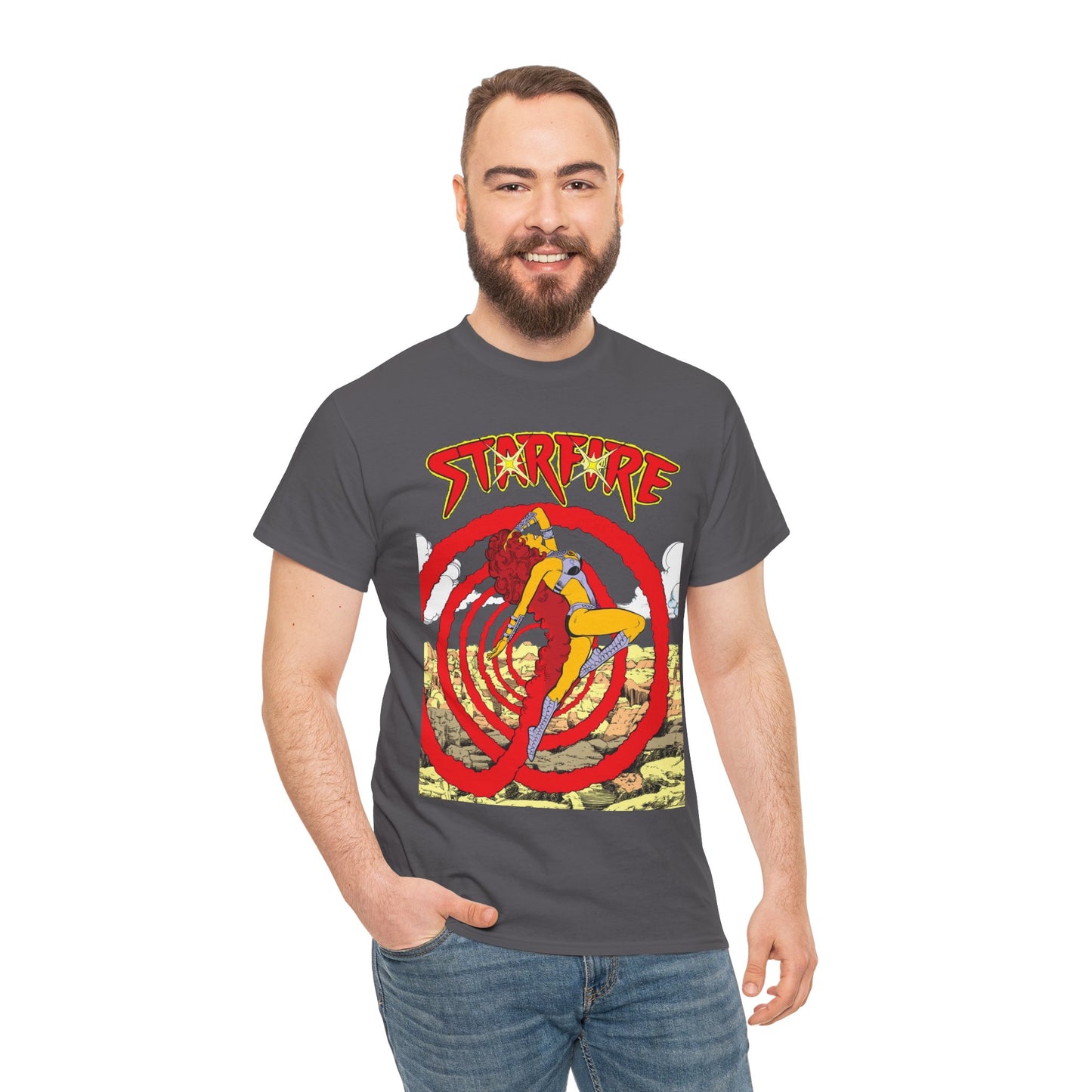 Starfire T-Shirt - George Perez Art - New Teen Titans Member - DC Comics - Koriand'r, Princess from Tamaran