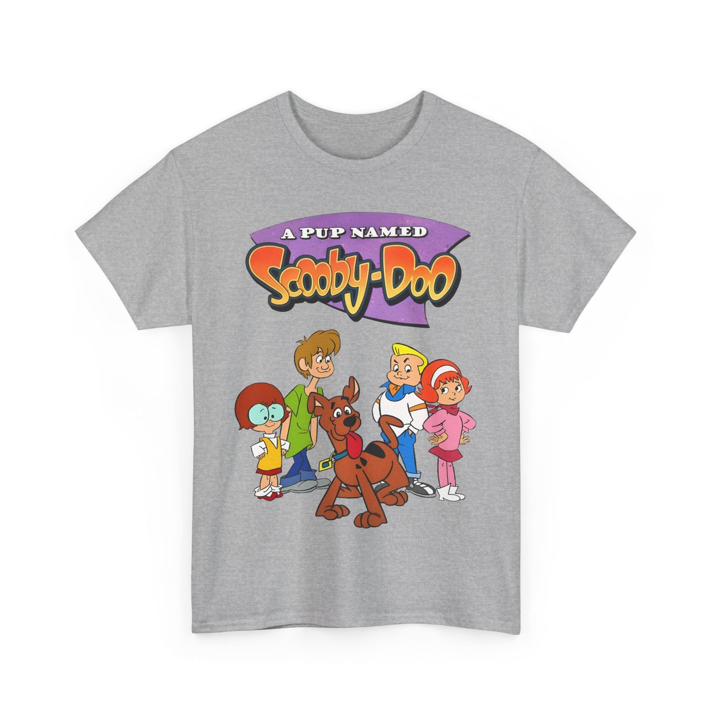 A Pup Named Scooby-Doo T-Shirt - Hanna-Barbera Cartoon TV Series 1990s - Fred, Daphne, Velma, Shaggy
