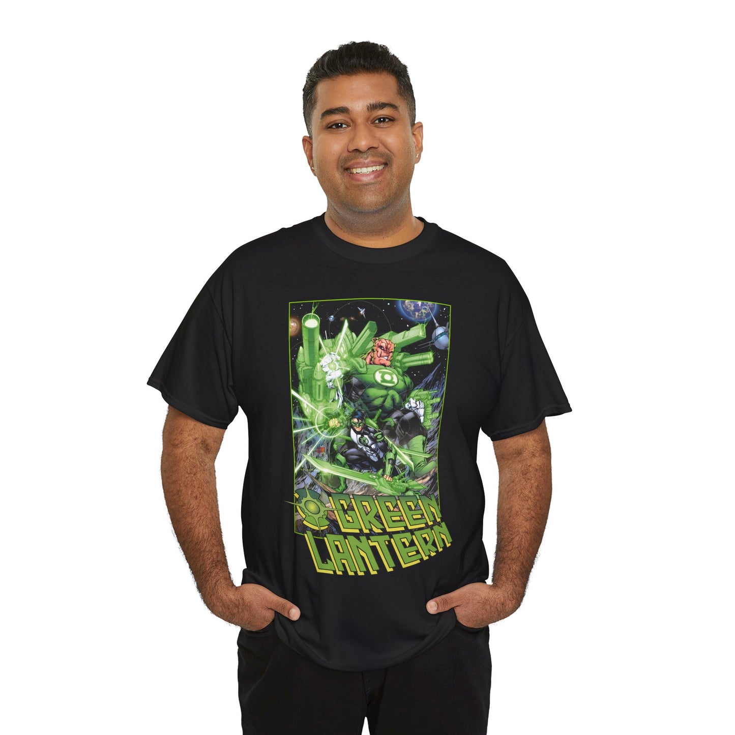Green Lantern T-Shirt - Kyle Rayner & Kilowog - DC Comics - Green Lantern Corps