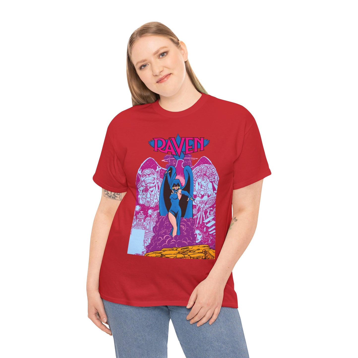 Raven T-Shirt - George Perez Art - New Teen Titans - Trigon, Azarath - DC Comics