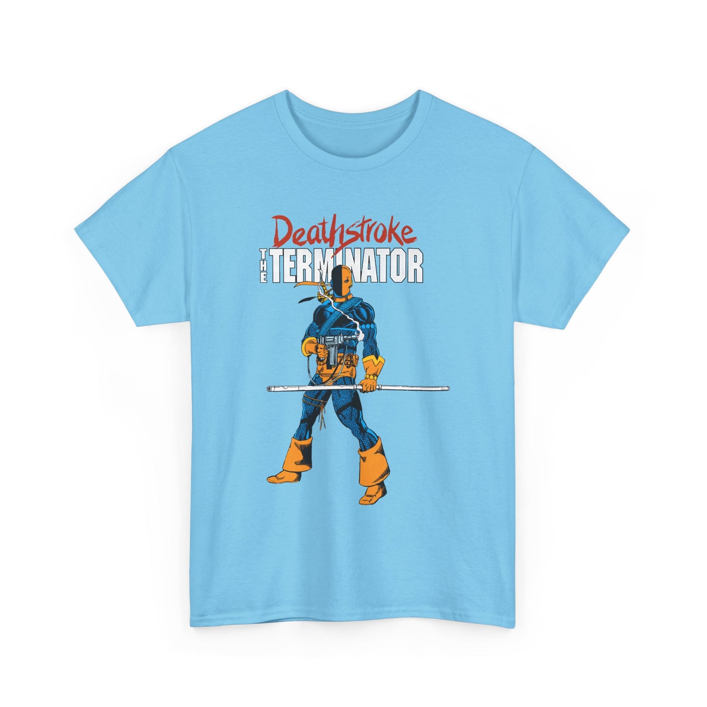 Deathstroke T-Shirt - George Perez Art - New Teen Titans Foe & Mercenary - Slade Wilson, Father of Jericho and Ravager - DC Comics - The Terminator