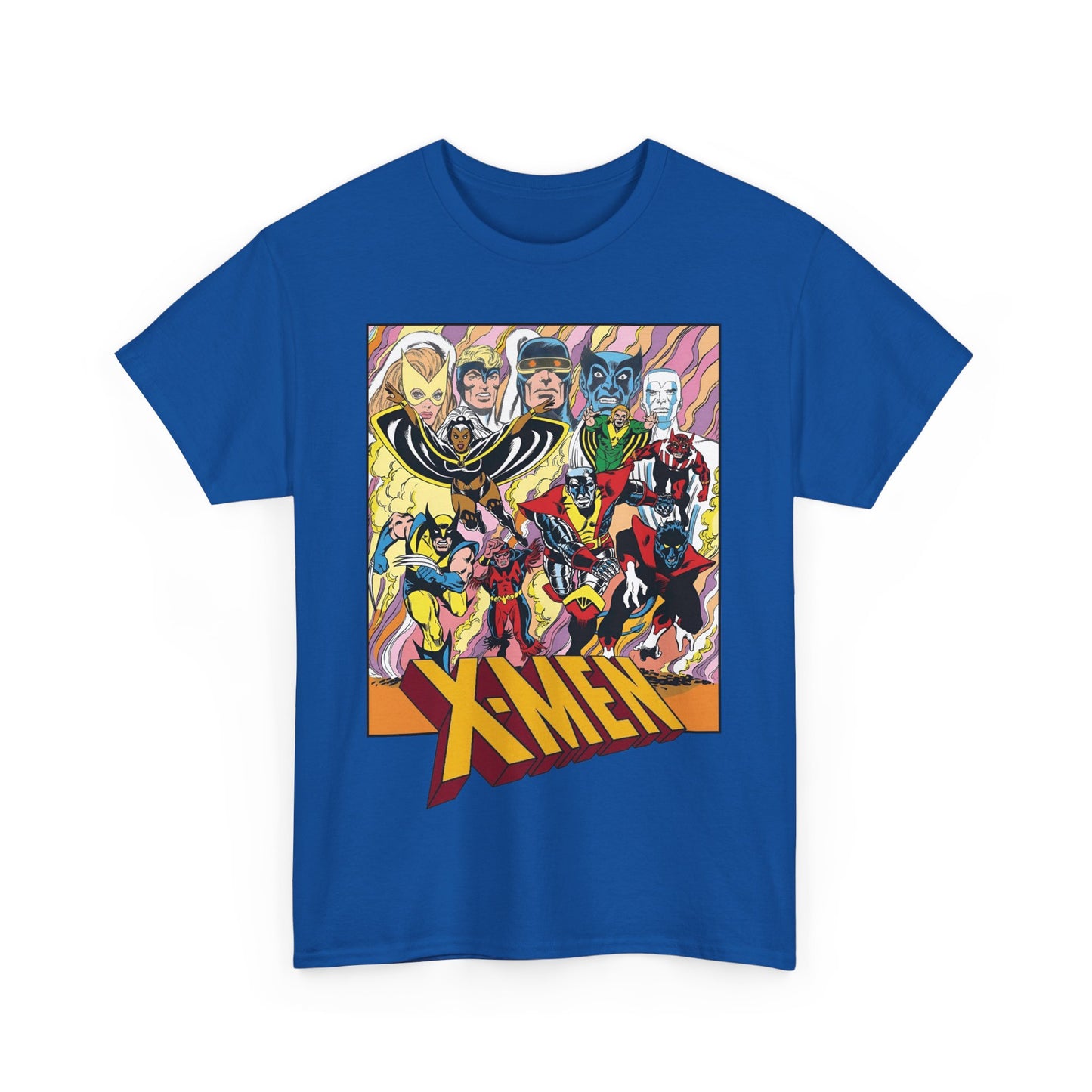 Uncanny X-Men T-Shirt - Dave Cockrum Art - Cyclops, Nightcrawler, Storm, Wolverine, Thunderbird - Marvel Comics