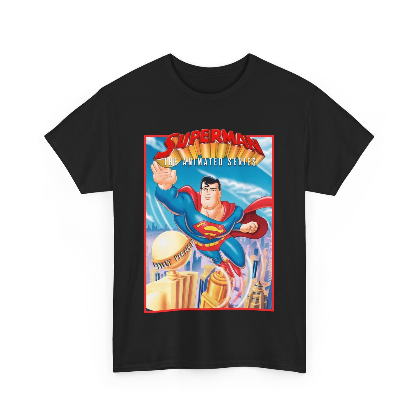 Superman The Animated Series T-Shirt - DC Comics - WB Cartoon 1990s - Metropolis - Man of Steel - Daily Planet