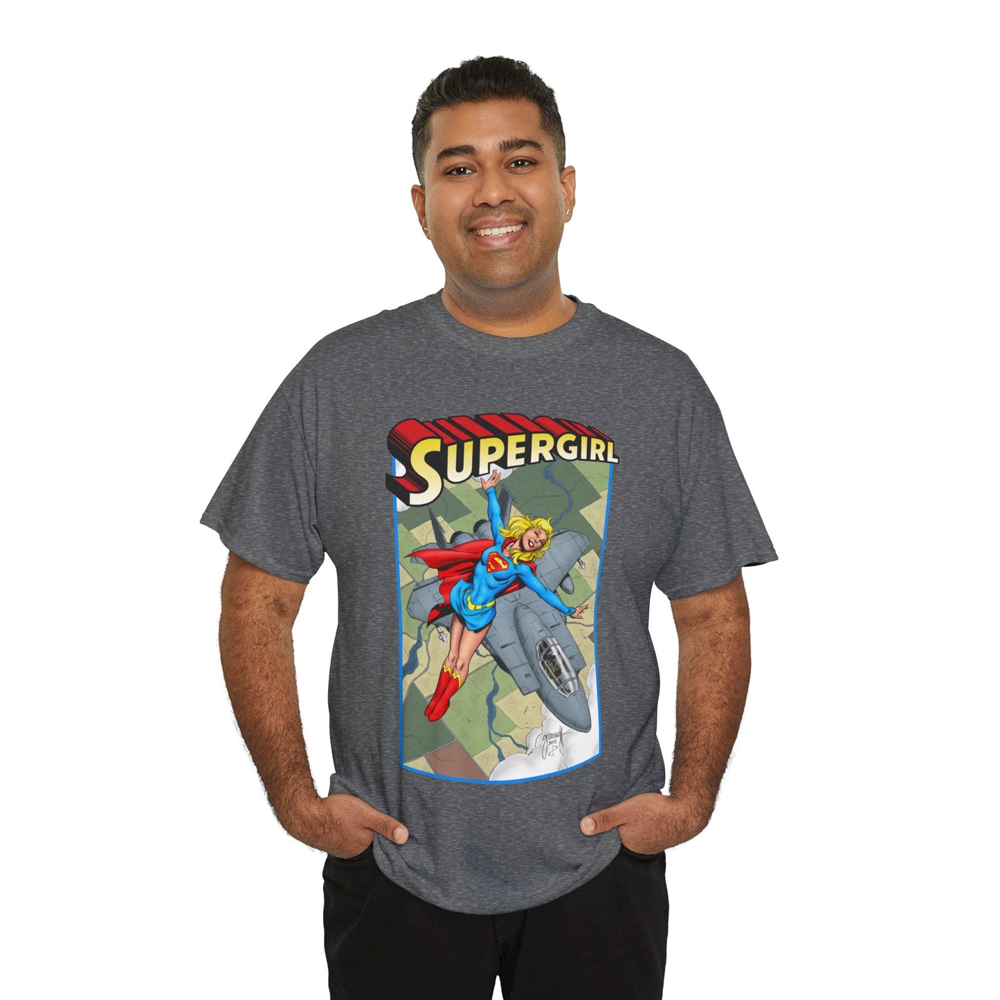 Supergirl T-Shirt - Tom Grummett Art - Kara from Argo City, Superman's Cousin - The Maid of Might - DC Comics