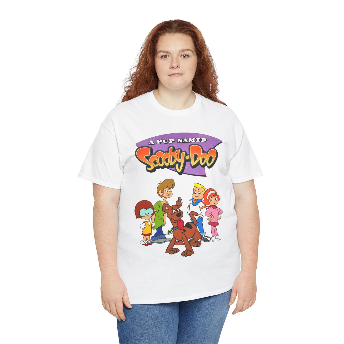 A Pup Named Scooby-Doo T-Shirt - Hanna-Barbera Cartoon TV Series 1990s - Fred, Daphne, Velma, Shaggy