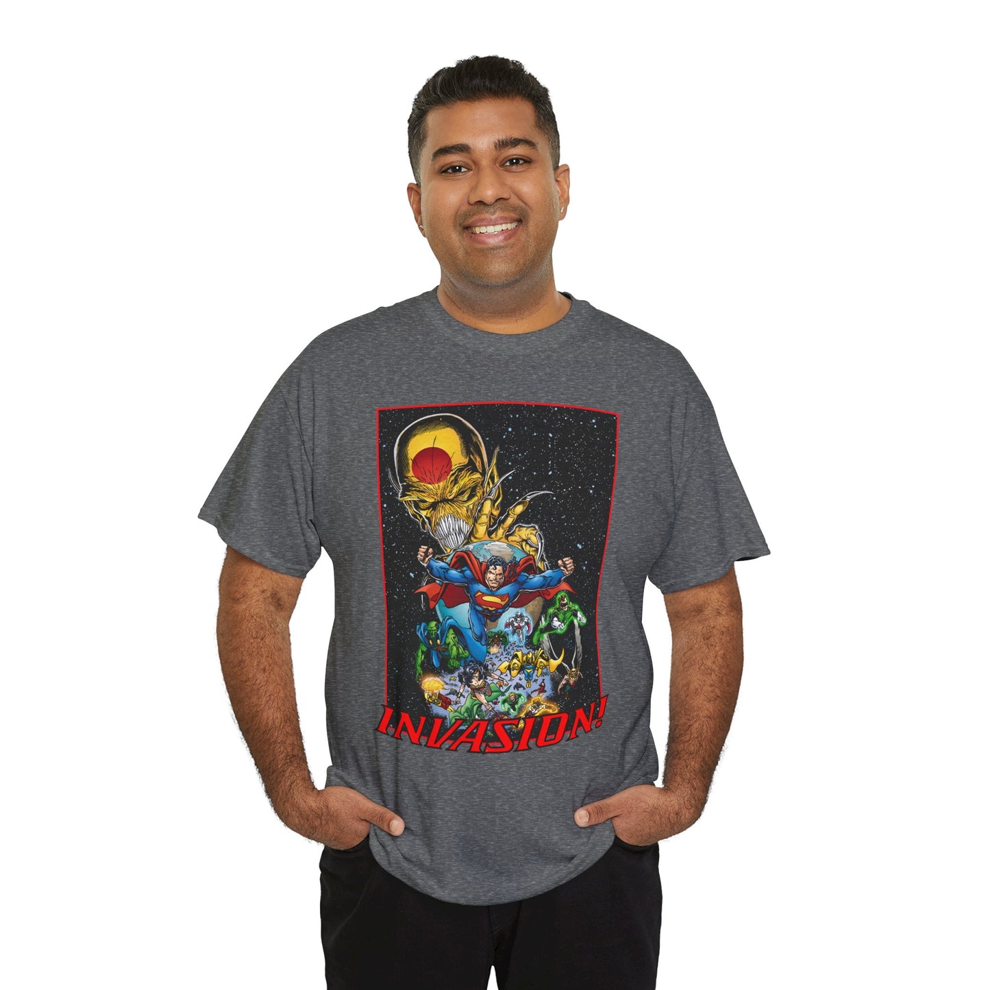 Invasion T-Shirt - Bart Sears Art - DC Comics