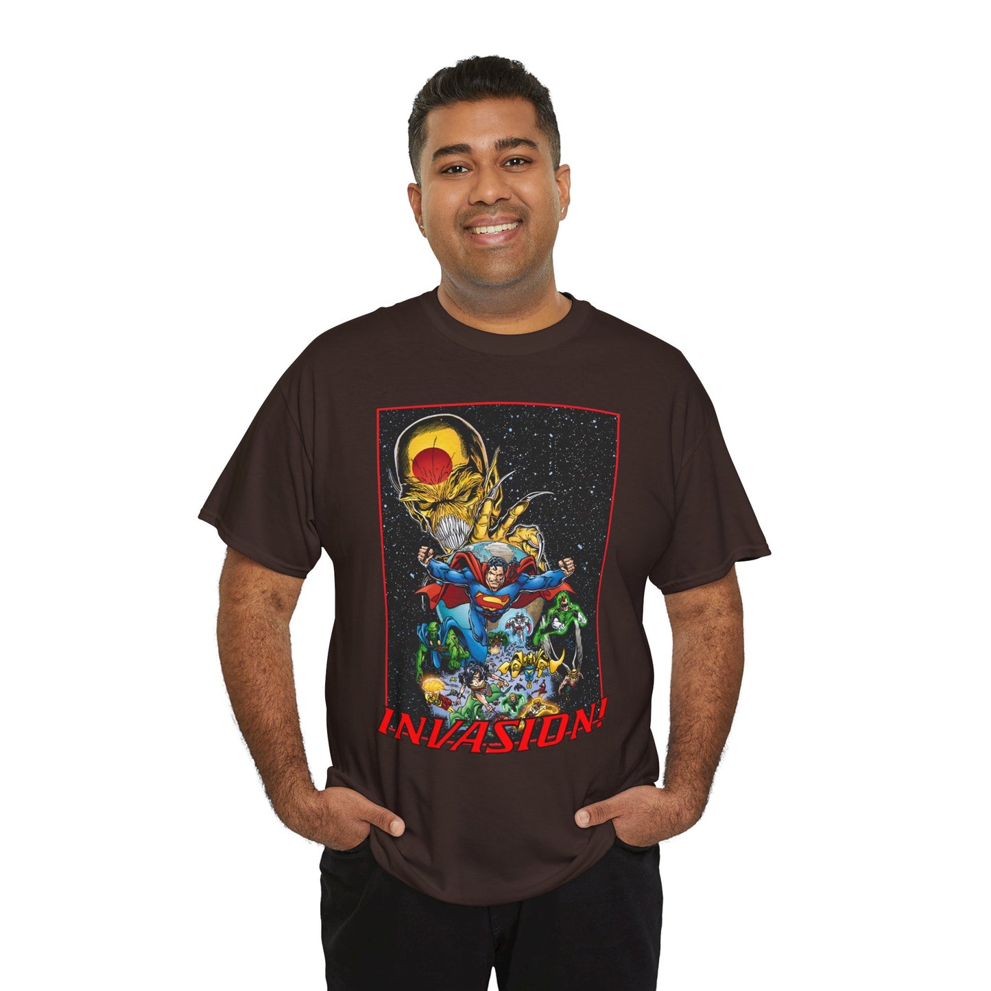 Invasion T-Shirt - Bart Sears Art - DC Comics