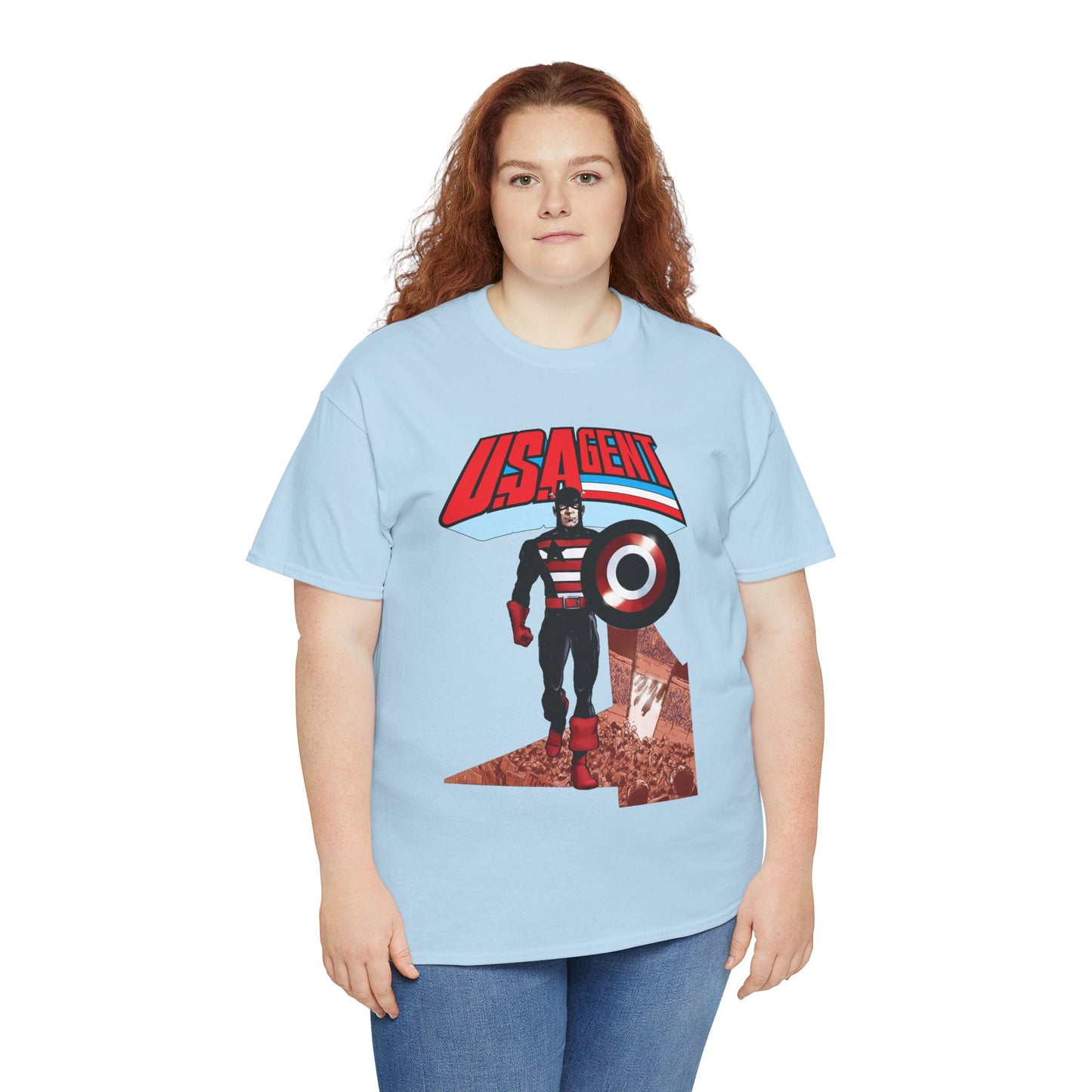 US Agent T-Shirt - Phil Jimenez Art - John Walker - Captain America Character - Marvel Comics