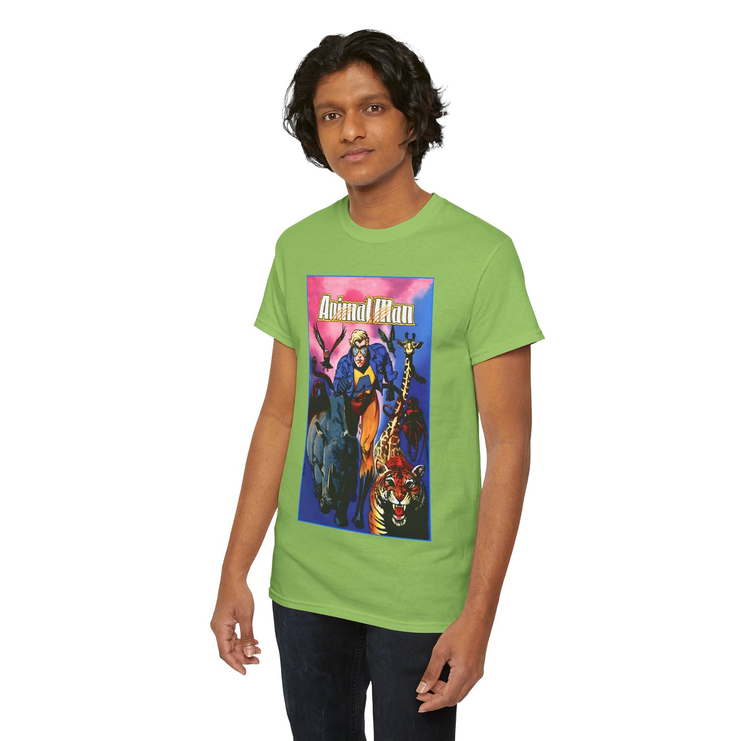 Animal Man T-Shirt - Brian Bolland Art - #1 Cover Art - Buddy Baker - DC Comics, Vertigo Comics