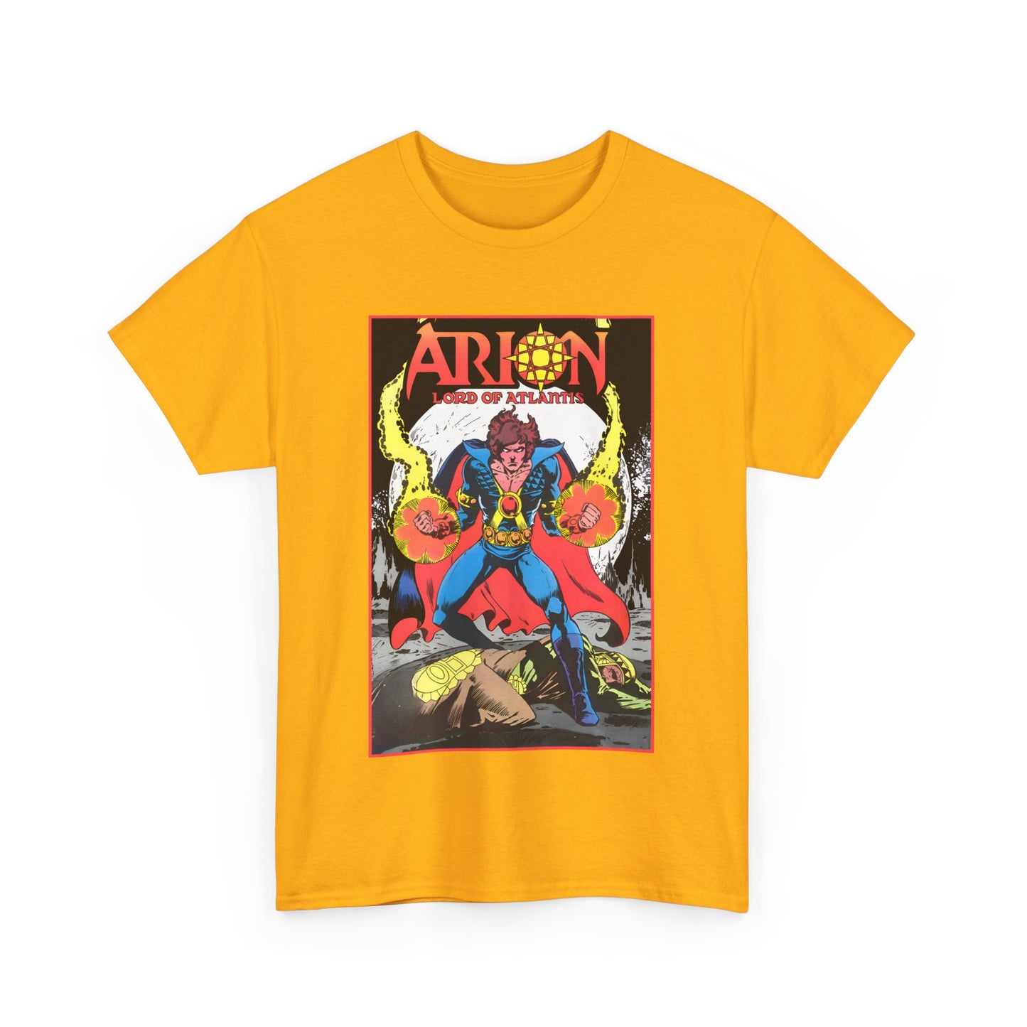 Arion, Lord of Atlantis T-Shirt - Jan Duursema Art - Atlantis Wizard - Lord of Order - Lord High Mage - DC Comics