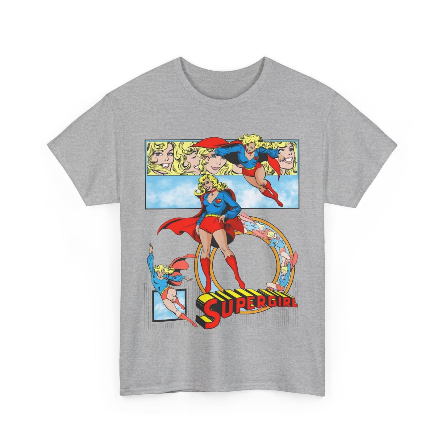 Supergirl T-Shirt - Krypton, Superman, Kara, Kandor - DC Comics - 1980s Art - Style Guide - Superman's Cousin