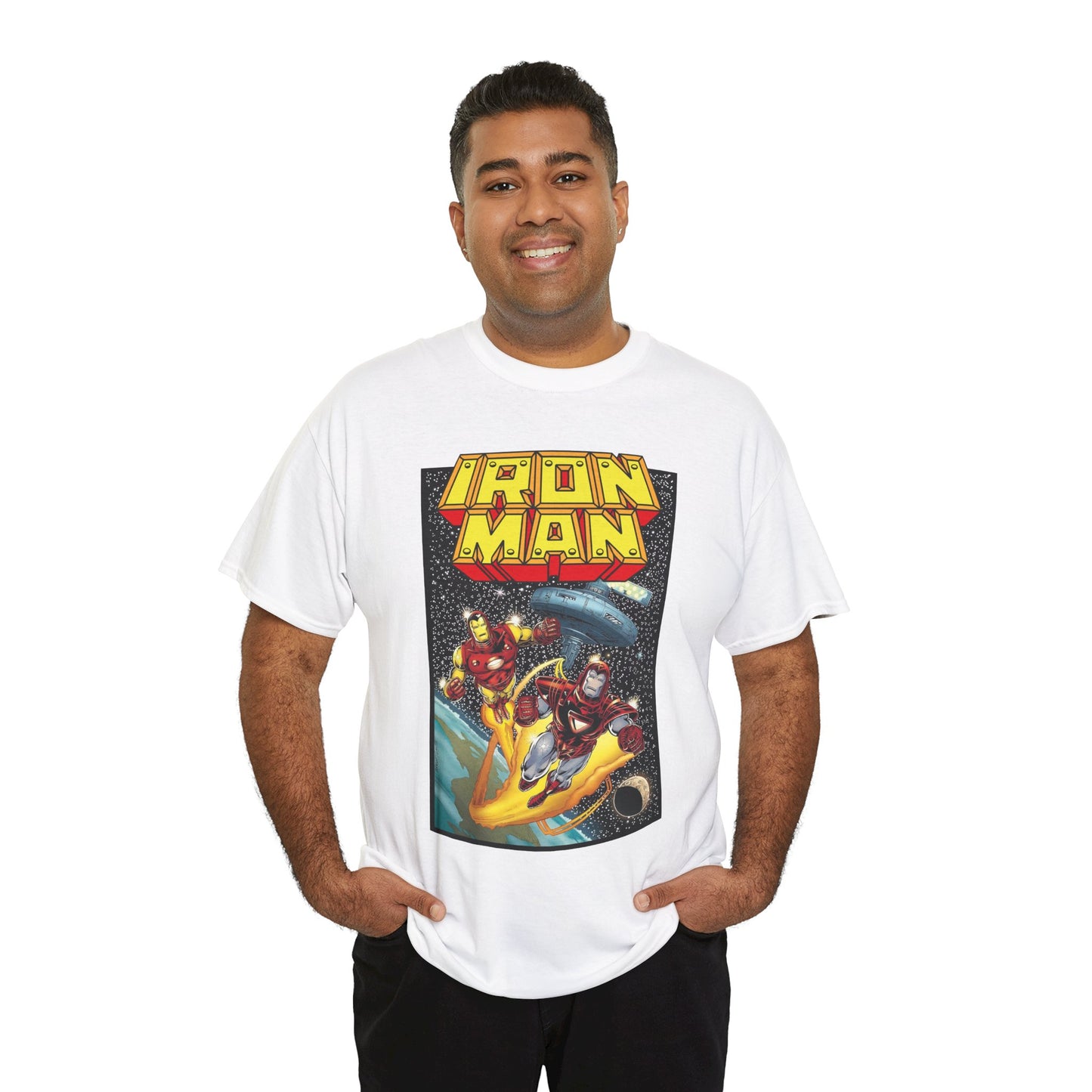 Iron Man T-Shirt - Mark D Bright Art - Armor Wars - War Machine - Tony Stark & James Rhodes - Marvel Comics