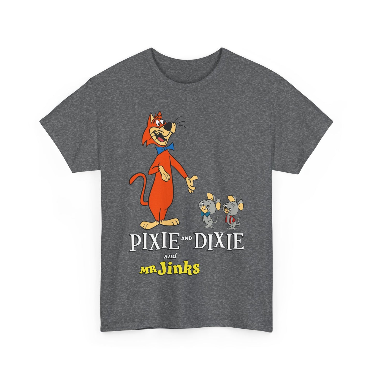 Pixie & Dixie & Mr Jinks T-Shirt - Classic Hanna-Barbera Saturday Morning Cartoon - I Hate Meeces to Pieces!