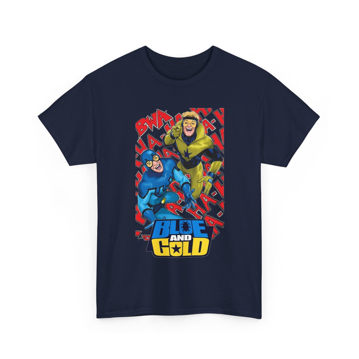 Booster Gold & Blue Beetle T-Shirt - DC Comics - Justice League International Members - Ted Kord