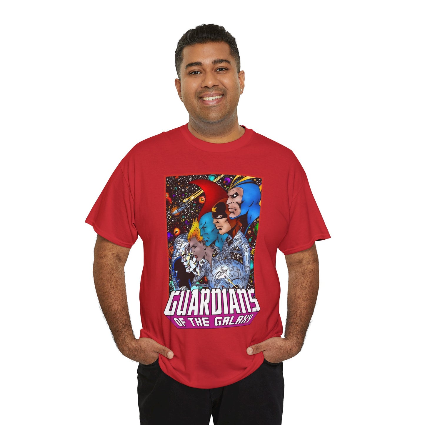 Guardians of the Galaxy T-Shirt - George Perez Art - Starhawk, Yondu, Vance Astro - Marvel Comics