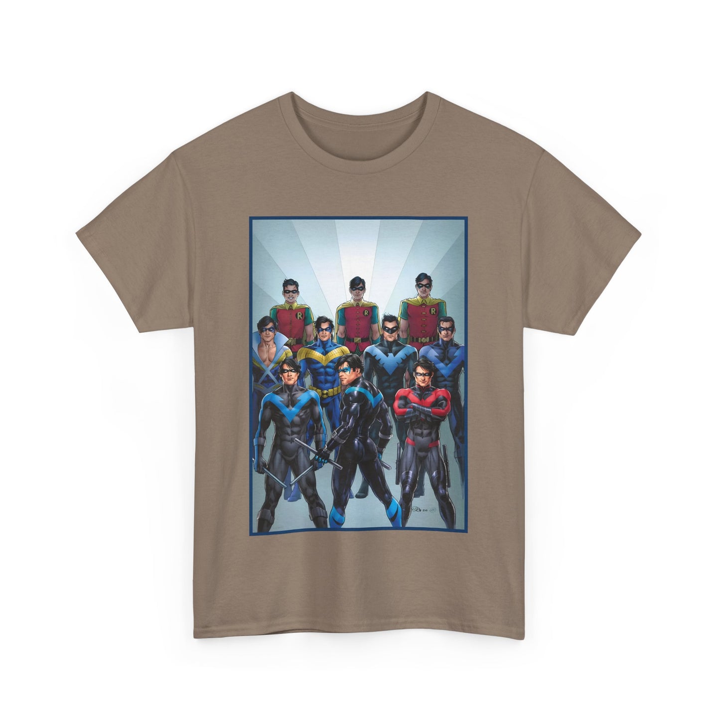 Nightwing Through the Ages T-Shirt - Nicola Scott Art - Dick Grayson, Robin the Boy Wonder - Batman Sidekick - New Teen Titans Leader - DC Comics