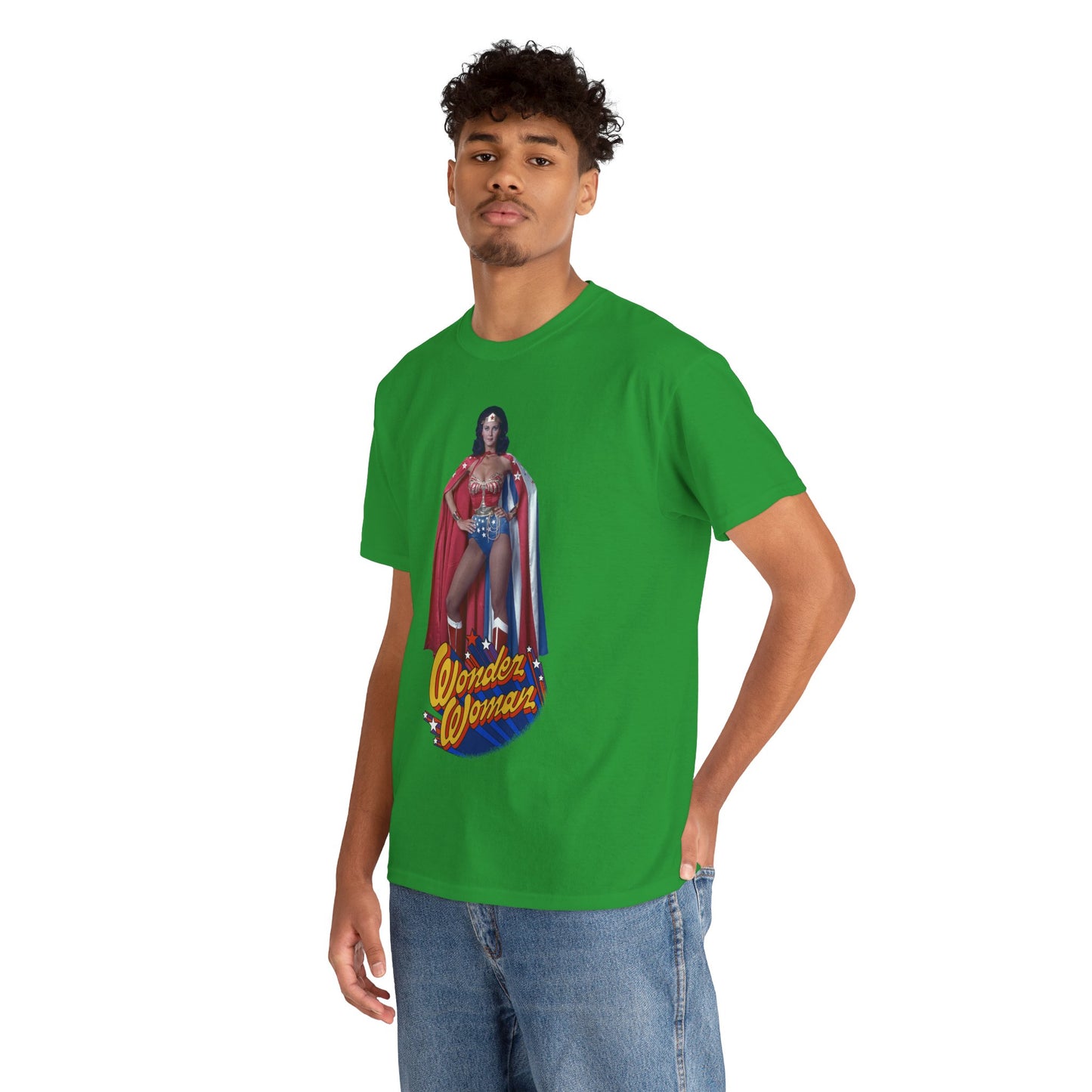 Wonder Woman T-Shirt - Lynda Carter - DC Comics - 1970s CBS TV Show - Amazons from Paradise Island