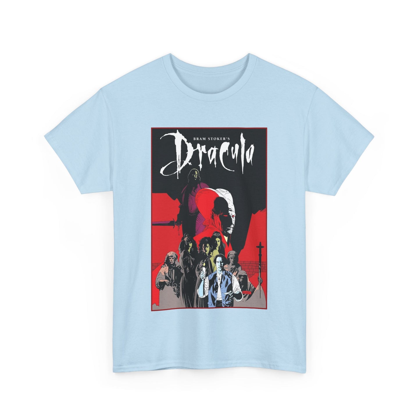 Bram Stoker's Dracula T-Shirt - Mike Mignola Art - Francis Ford Coppola Movie - Mina Murray, Jonathan Harker