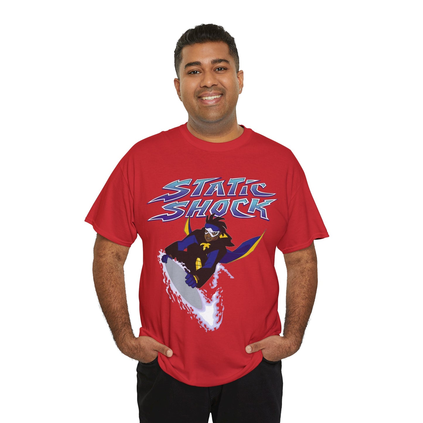 Static Shock T-Shirt - Milestone Comics - WB 1990s Animated Series - DC Comics - Virgil Hawkins