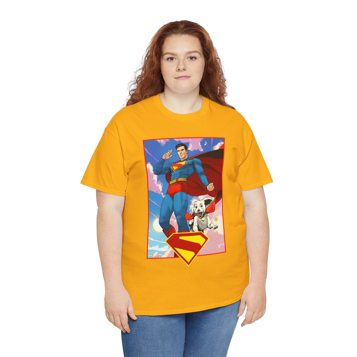 Superman & Krypto T-Shirt - DC Comics - New James Gunn Movie 2025 - Dan Mora Art - Man of Steel