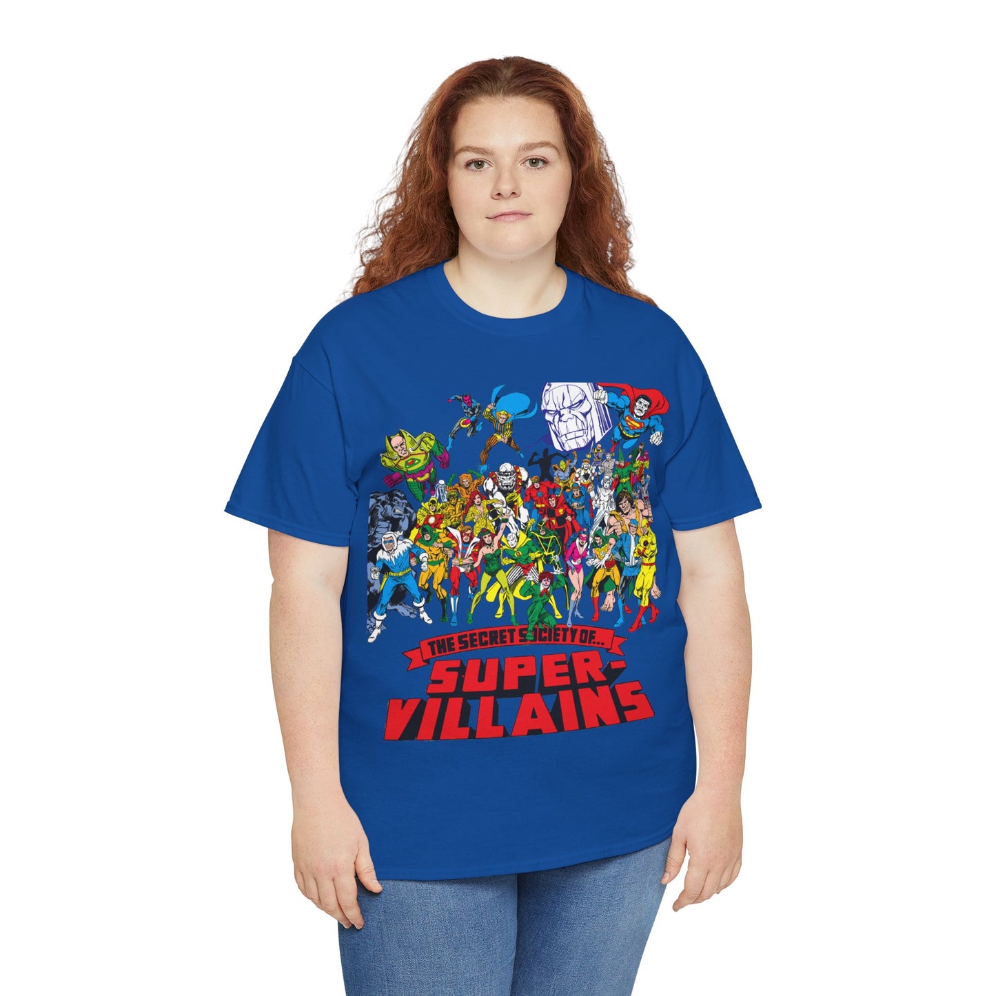 Secret Society of Super-Villains T-Shirt - DC Comics - SSOSV - Luthor, Grodd, Darkseid, Sinestro, Poison Ivy, Mirror Master