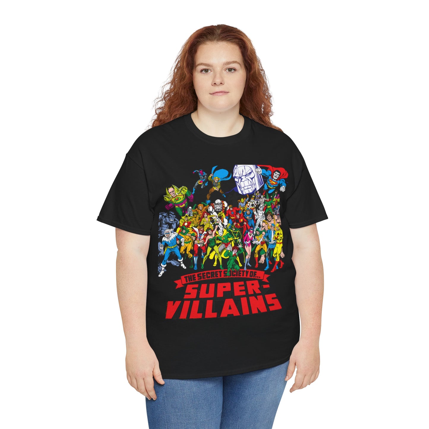 Secret Society of Super-Villains T-Shirt - DC Comics - SSOSV - Luthor, Grodd, Darkseid, Sinestro, Poison Ivy, Mirror Master