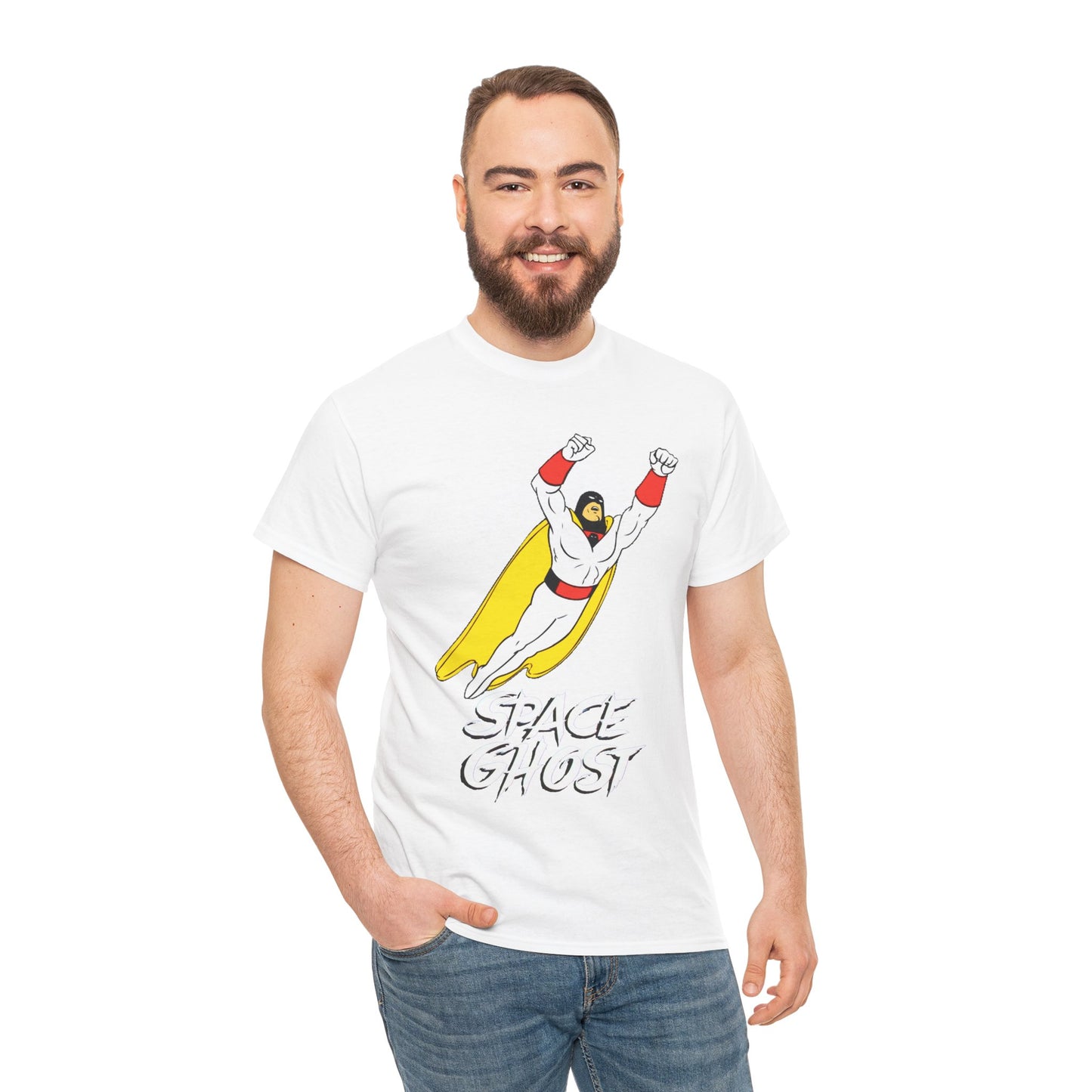 Space Ghost T-Shirt - Hanna-Barbera Saturday Morning Cartoon from the 1960s - Alex Toth Creation - Ghost Planet