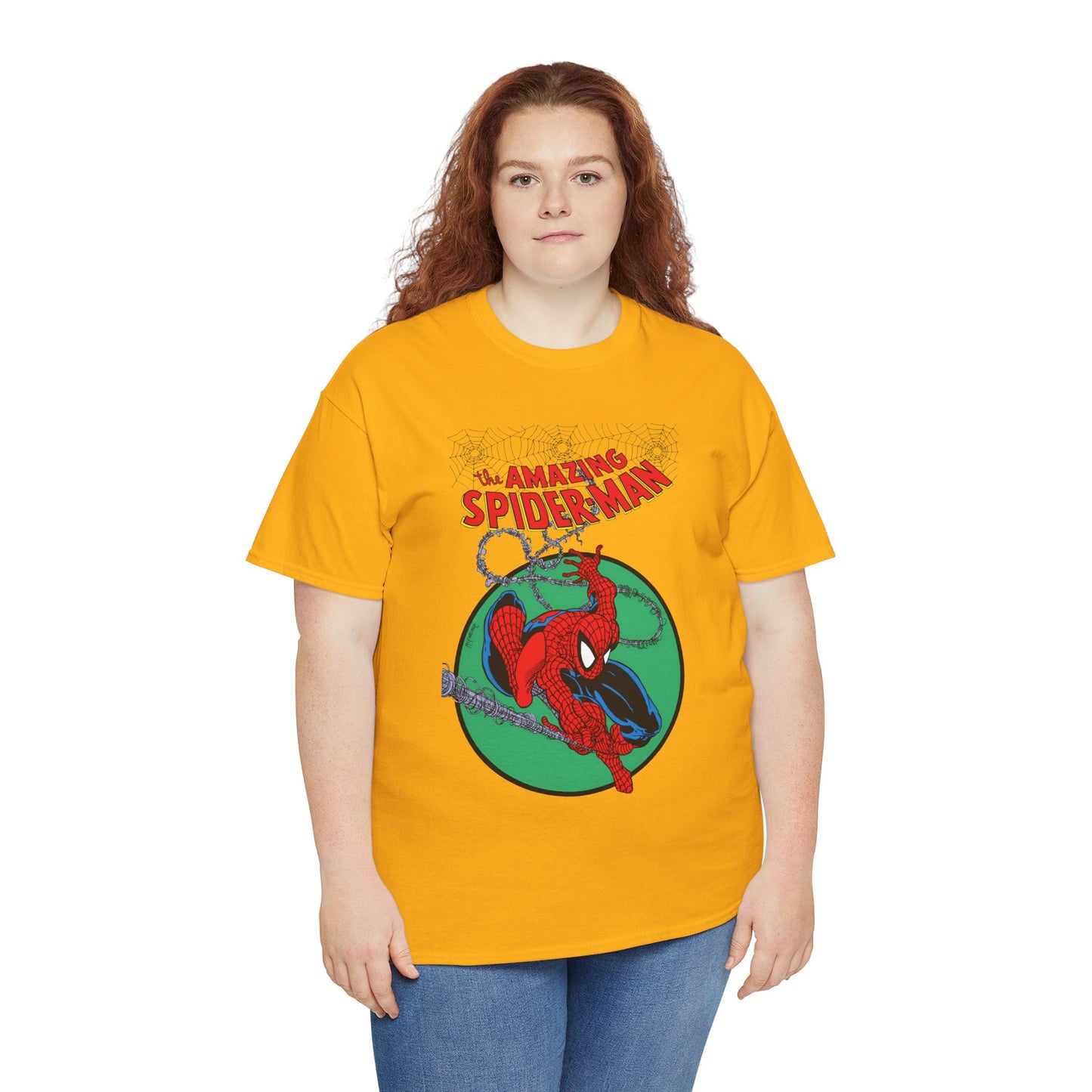 Amazing Spider-Man T-Shirt - Todd McFarlane Art - Cover to Issue #301 - Peter Parker, Web-Slinger - Marvel Comics