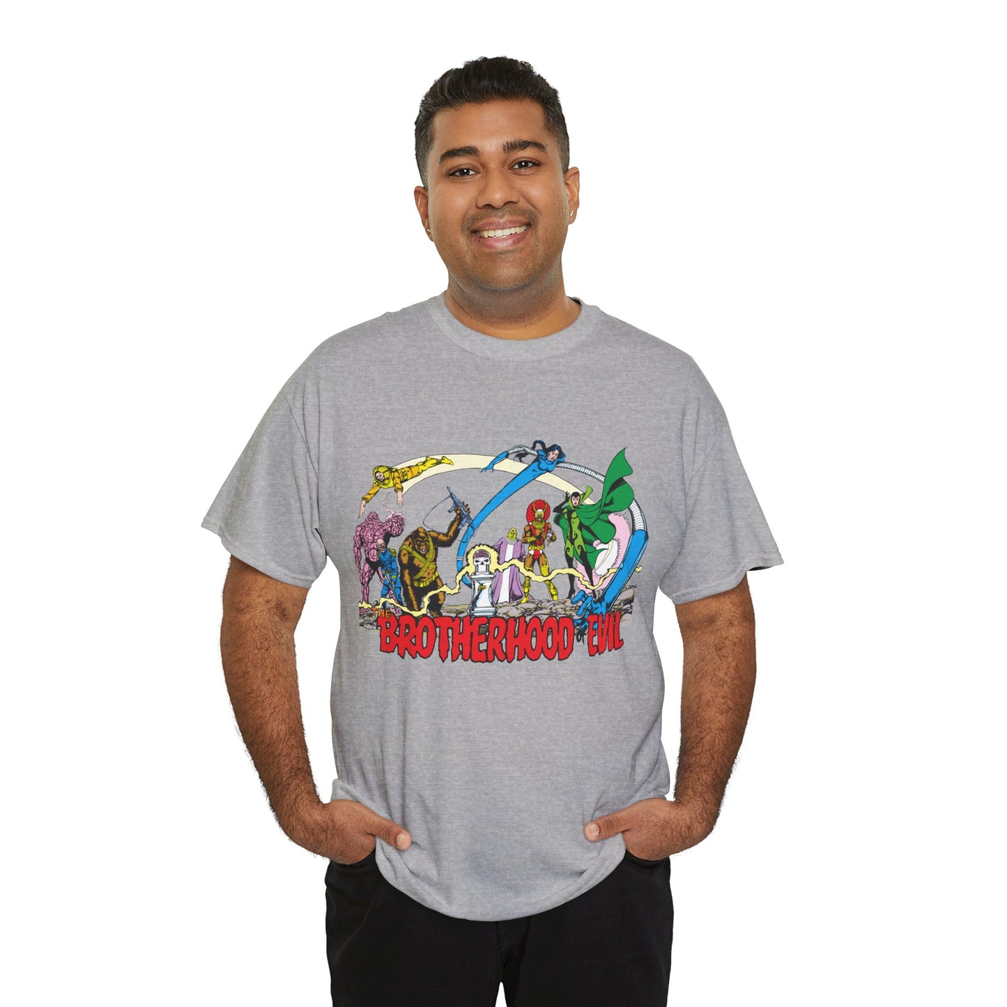 Brotherhood of Evil T-Shirt - George Perez Art - New Teen Titans, Doom Patrol - DC Comics - Madame Rouge, Phobia