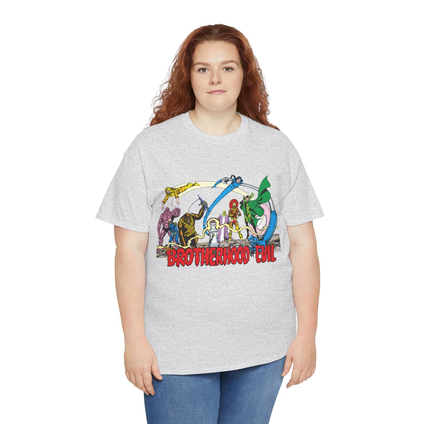 Brotherhood of Evil T-Shirt - George Perez Art - New Teen Titans, Doom Patrol - DC Comics - Madame Rouge, Phobia