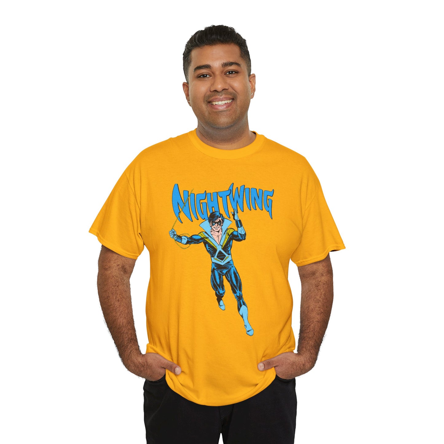 Nightwing T-Shirt - George Perez Art - New Teen Titans, Dick Grayson - DC Comics - Batman's Former Sidekick, Titans Leader