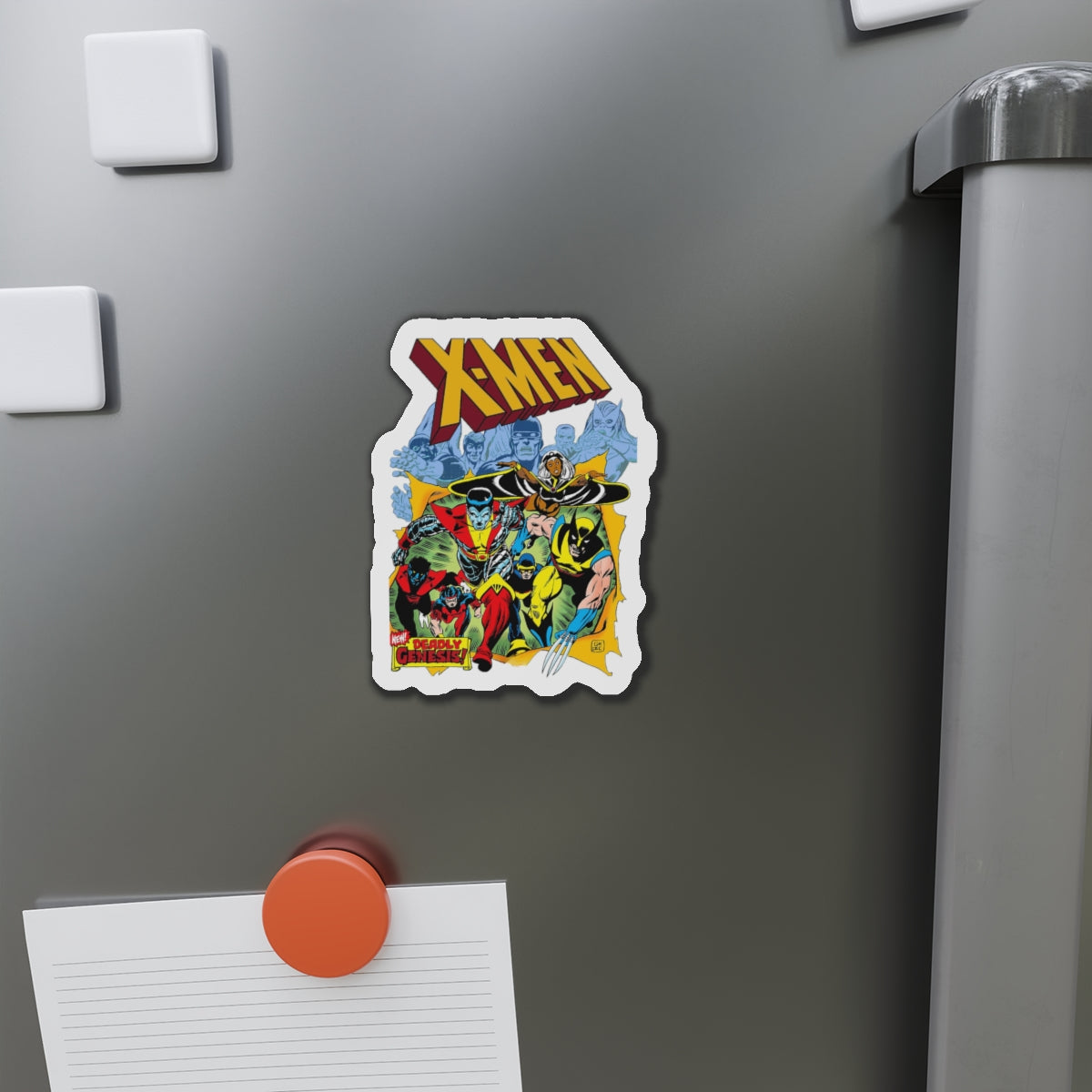 Giant-Size X-Men Die-Cut Magnet - Wolverine, Storm, Cyclops, Thunderbird, Nightcrawler, Colossus - Marvel Comics - 3", 4", 5", 6"