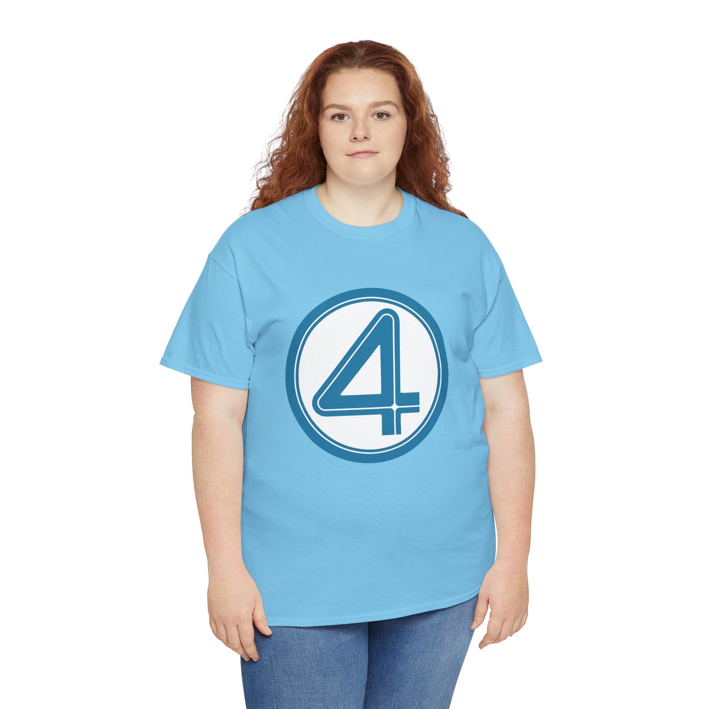 Fantastic Four Logo T-Shirt - New Marvel Movie 2025 - MCU - Pedro Pascal - 4 - Marvel Comics - Reed Richards