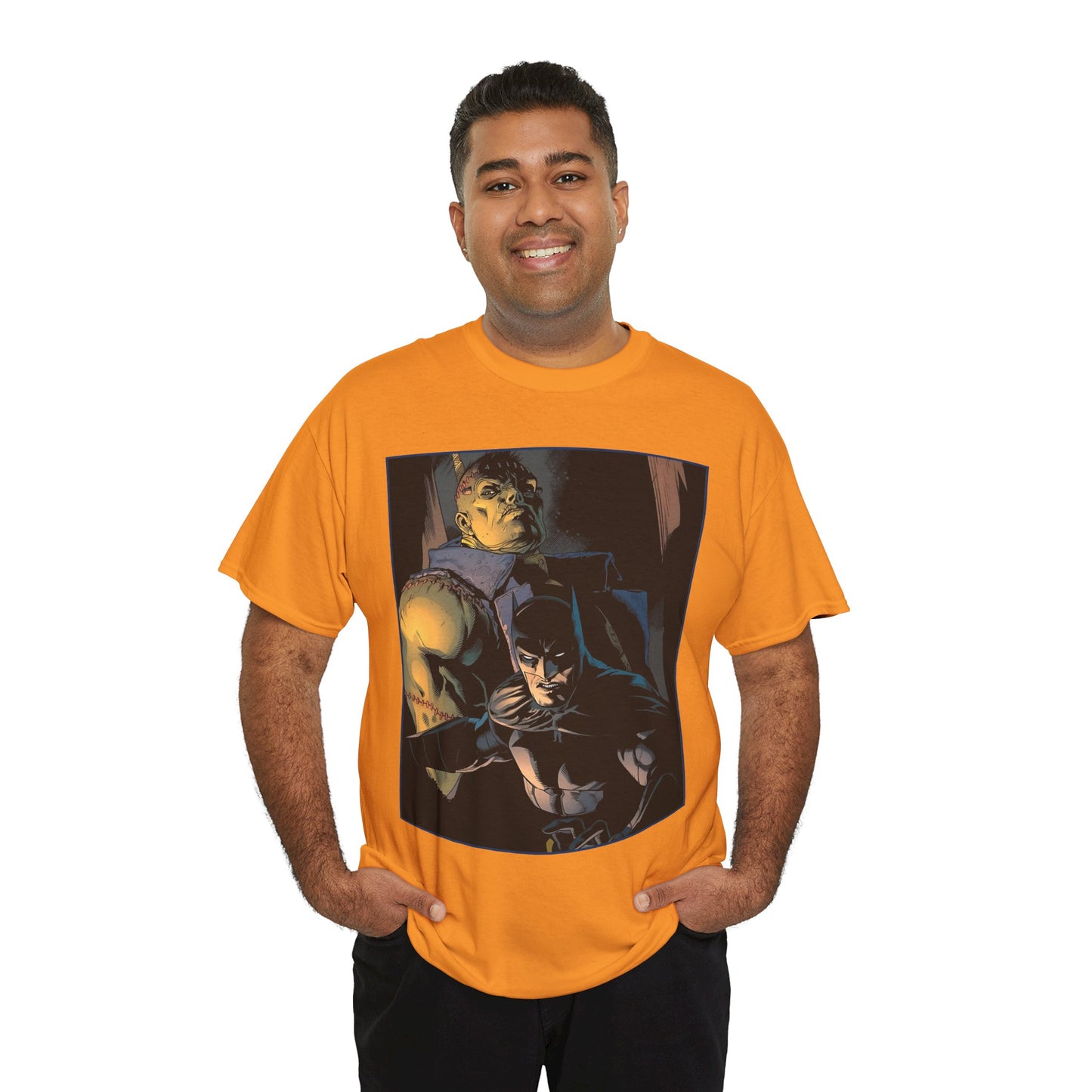 Batman & Frankenstein T-Shirt - Doug Mahnke Art - DC Comics